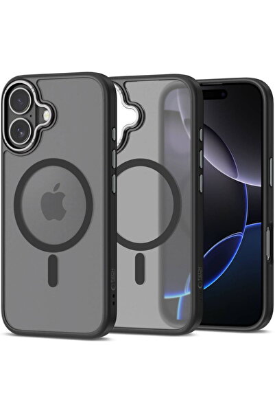 Tech-Protect Magedge MagSafe Case for iPhone 17, gunmetal frame, premium fini...