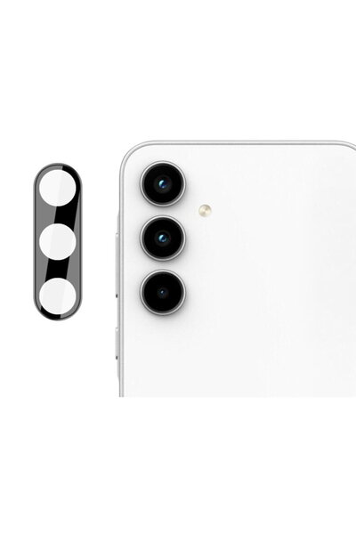 Techsuit Защитно фолио за камера за Samsung Galaxy A55 5G - Цялостно стъкло з...