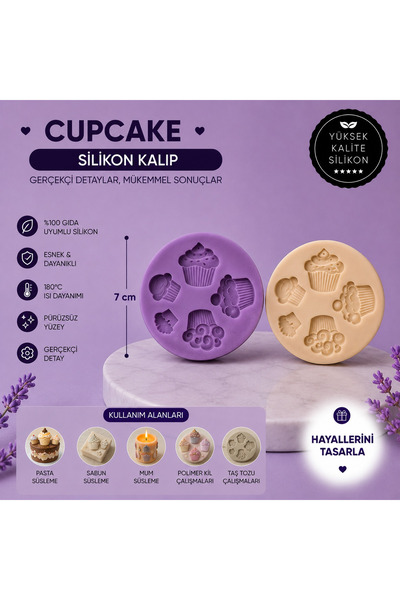 Dr.Paste Silikon Kalıp Cupcake