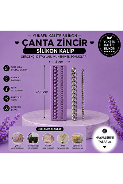 Dr.Paste Silikon Kalıp Çanta Zincir