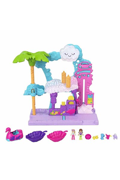 Polly Pocket فلامينجو كار متعة الماء HHJ05