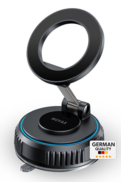 woyax MagSafe Uyumlu 360° Mıknatıslı Ayarlanabilir Araç İçi Telefon Tutucu Ki...