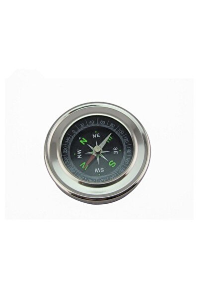 evimdeyokyok Round Metal Case Durable Compass 60mm