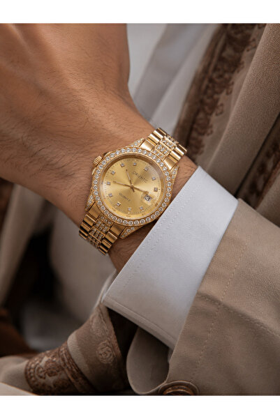 Generic OrientC Luxury Gold Plated Stainless Steel Watch