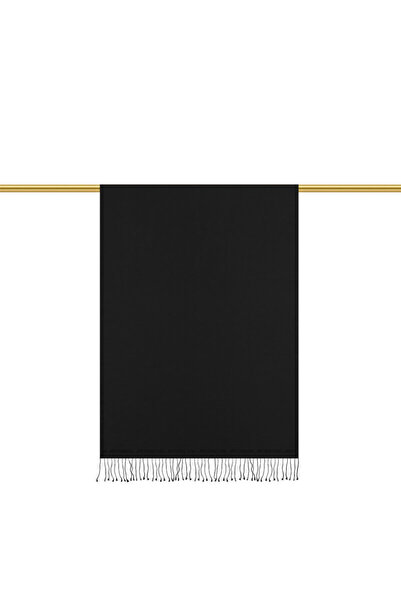 Bursa İpek Black Double Sided Silk Shawl
