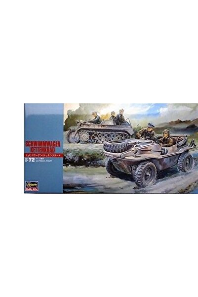 Hasegawa Mt13 31113 1/72 Scale, Schwimmwagen & Kettenkrad Military Vehicle, P...