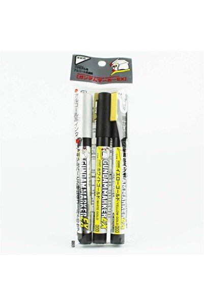 Mr. Hobby Mr.Hobby Xgms-100 Gundam Marker Ex, Plated Silver, Yellow Gold and ...