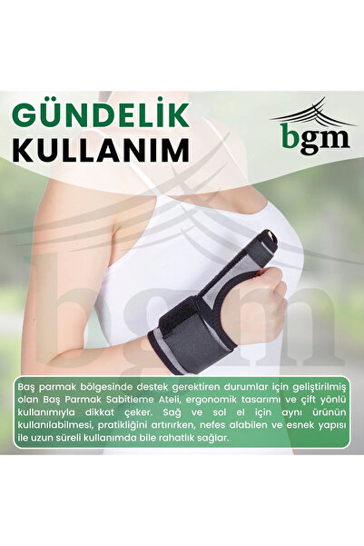 bgm Baş Parmak Ateli Destek Ateli