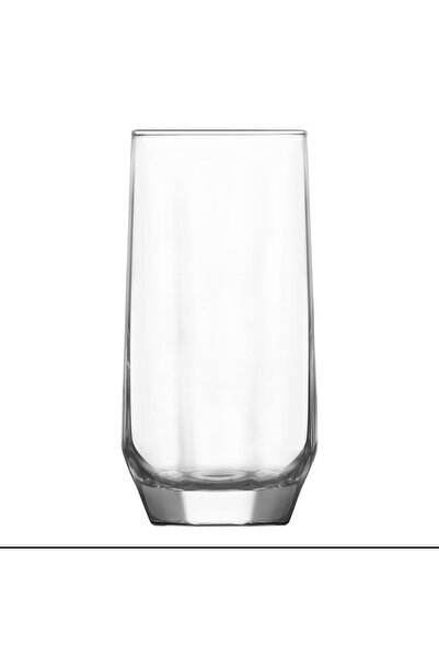 LAV Set de 3 pahare din sticlă Diamond pentru băuturi răcoritoare 385 ml (pah...