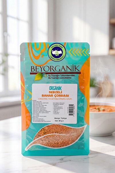 BEYORGANİK Organik Sebzeli Bahar Çorbası 80gr (10 Dk Hazır )