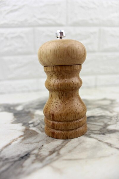 ALBETTO Wooden mill hand mill 10.5 cm spice grinder