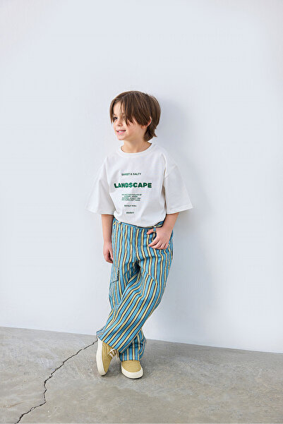 Marvy Walker Striped Gabardine Trousers