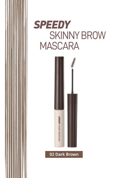 PERIPERA Renklendirici ve Sabitleyici Kaş Maskarası Speedy Skinny Brow Mascar...