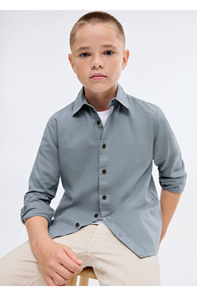 MANGO Kids Baumwollhemd