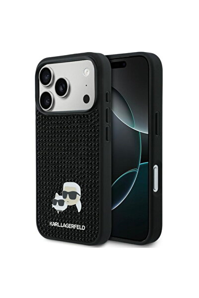 Karl Lagerfeld Husa iPhone 17 Pro - Carcasă rigidă cu strasuri (KLHCP17L6PRKC...