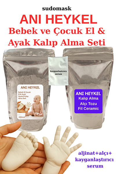 SUDOMASK Anı Heykel 3D Kalıp Seti Bebek & Çocuk İçin