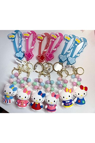 Hello Kitty INCILI ANAHTARLIK CHARM