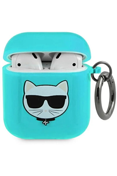 Karl Lagerfeld Choupette Case for AirPods 1/2 - Blue