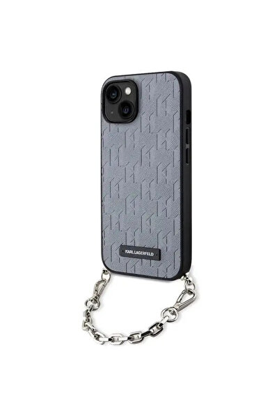Karl Lagerfeld KLHCP14SSACKLHPG iPhone 14 6.1 " argintiu/argintiu carcasă rig...
