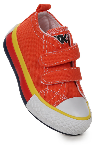 Kiko Kids Linen Cırtlı Erkek Bebek Keten Spor Ayakkabı