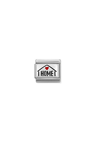 NOMİNATİON Composable Cl Oxıdızed Plates In Steel, Enamel And 925 Silver (54_...
