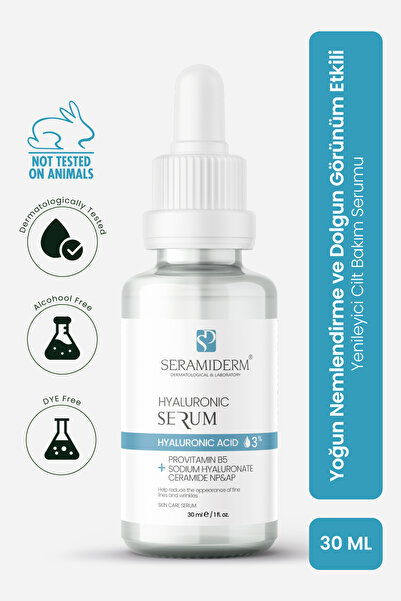 SERAMİDERM Dermatological & Laboratory Renewing Hyaluronic Acid Skin Serum wi...