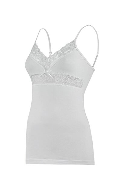 YILDIZ 6 Pieces Lycra Lace Adjustment Strap Athlete White 2290