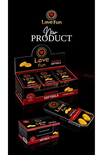 lovefun Love Fun Ginseng Softgels BomBom Şeker 12'li Teneke (2x12 adet)