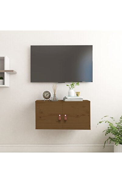 Concept Dulap de perete, maro miere, 60x30x30 cm, lemn masiv de pin