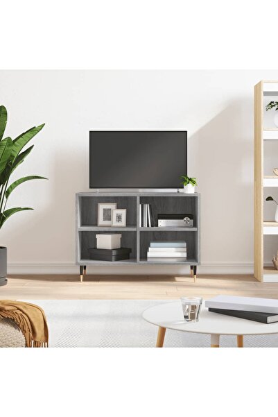 Concept Comodă TV, gri sonoma, 69,5x30x50 cm, lemn compozit
