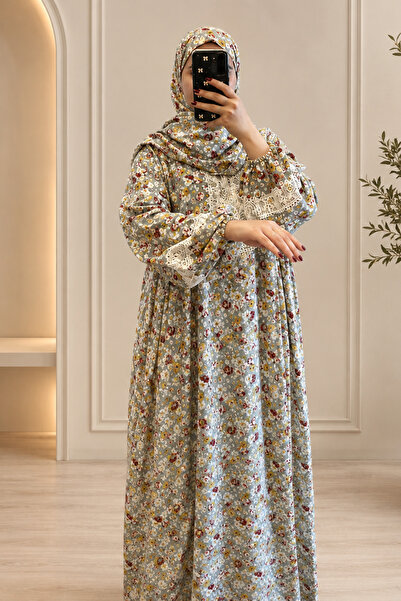 Atika Moda Made of Cotton Fabric, Floral Pattern, Easy to Wear and Practical,...