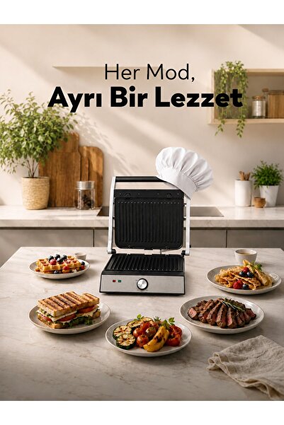 Luxell Izgara Tost Makinesi 2000W – LXTM-02