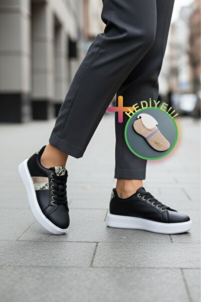 Mia marya Snake Patterned Women's Sneakers – Orthopedic Platform Thick Sole S...