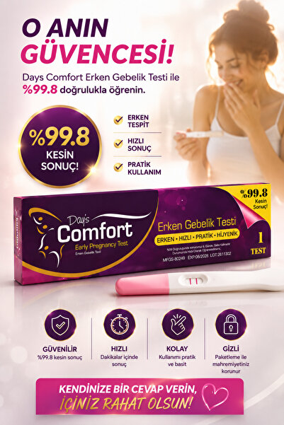 Day's Comfort Erken Gebelik Testi - %99 Kesin Sonuç