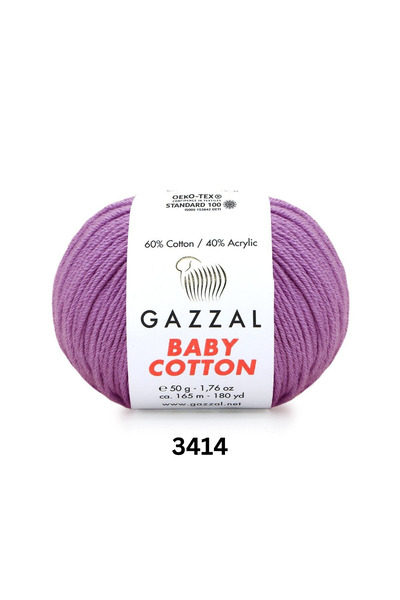 Gazzal Baby Cotton El Örgü İpi - Amigurumi İpi - 50gr