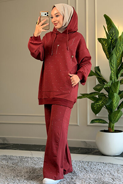 Suede Style 5540 - Stylish and Comfortable 2-Yarn Lycra Hooded Decoration Sto...