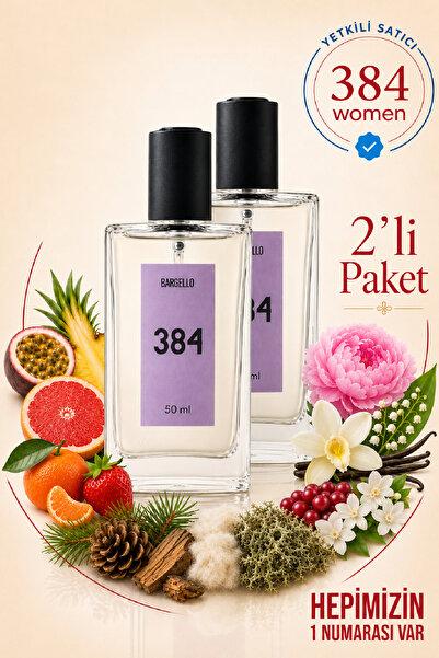 Bargello 384x2(2ADET) Kadın Parfüm Floral 50 ML EDP