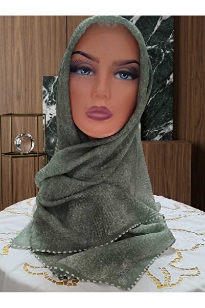 Silk Touch Muslin Scarf Mint Green 90 * 90 cm