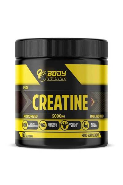 Body Builder Creatine Monohydrate Powder, 60 Serv, Unflavored, 100% Micronize...