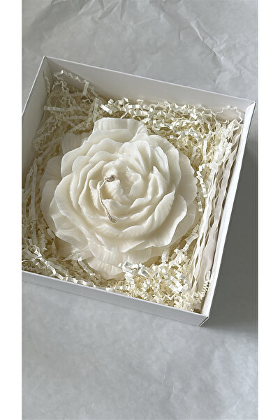 natura 1 Adet 400gr Şakayık Mum Hediyelik Paket - Nişan, Nikah, Düğün Ve Doğu...