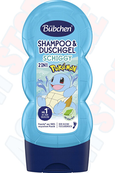 Bübchen - Children's Shampoo & Shower Gel 2 in 1 Pokemon Schiggy 230 ml