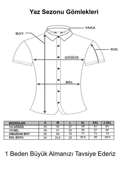 Smc by Semco Short Sleeve Buttoned Patterned Men's Shirt Slim Fit