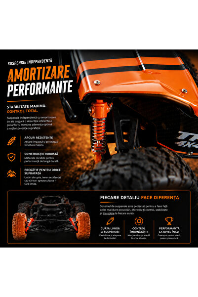 Sofia Concept Masina cu telecomanda, Desert Truck Trench RTR, Orange
