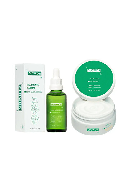 GLOWON مجموعة بلسم الشعر وزيت العناية بالشعر الفعّالين من Moisture Bomb للشعر...