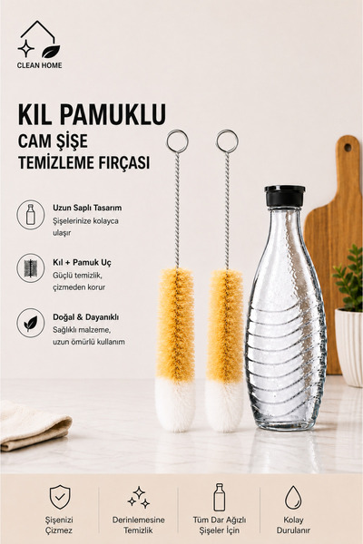 my brusher KIL PAMUKLU CAM ŞİŞE TEMİZLEME FIRÇASI