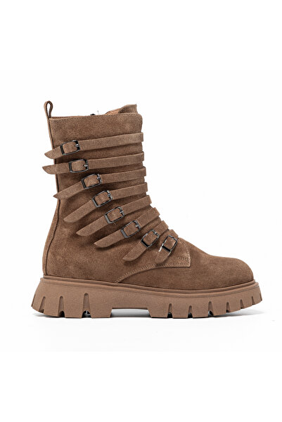 John May Women's / Girls' Boots Rc-25K-001-R25-208 Tobacco Suede