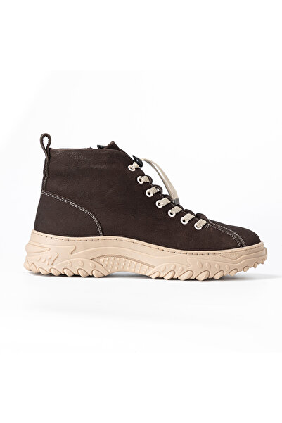 John May Women / Girls Boots Mar-25K-192-203 Brown Nubuck