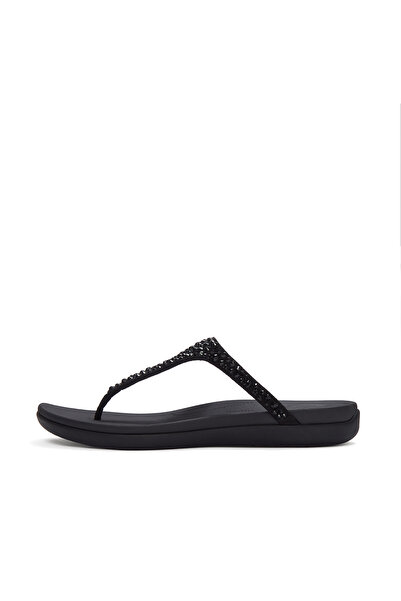 Fitflop Women's / Girls' Slippers A5Y-001 Solay Mixed-Crystal Toe-Post Sandals
