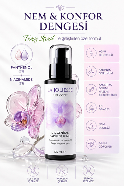 Dış Genital Bölge Bakım Serumu | pH Uyumlu | Hassas Bölge Nemlendirici ve Kayganlaştırıcı Etkili | Koku Kontrolü | Aydınlık Görünüm | Işıltı 125 ml