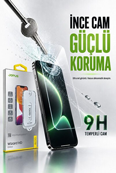 Jopus iPhone 12 / 12 Pro Compatible Tempered Glass Screen Protector Full Cove...